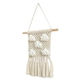 thumbnail image 1 of Tapiz colgante de pared de macramé con , adorno de pared, tapiz tejido moderno, decoración artística de pared para fiesta, apartamento, hogar,, 1 of 9