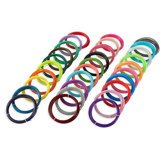 Diameter 1.75mm PCL Filaments Smokeless Odorless for Printing Pen, Low Temperature, Childs Safe, Assorted Color