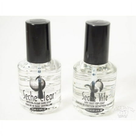 Seche Clear and Seche Vite, Base Coat and Top Coat for Nail Polish
