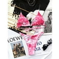 thumbnail image 3 of xjwjuw Women's V-Shape Tie-Dye Two-Piece Bikini Swimsuit, Stylish and Sexy Beachwear for Summer, 3 of 6