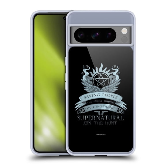 Head Case Designs Supernatural Vectors Saving People Logo Soft Gel Case for Google Pixel 8 Pro