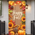 thumbnail image 6 of Autumn Leaves Pumpkin Banner Fall Harvest Decoration Sunflower for Thanksgiving Celebration Seasonal Decor Outdoor Decor, 6 of 9