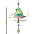 thumbnail image 2 of Handcrafted Ceramic Bird Wind Chimes for Garden, Patio, and Home Decor, 2 of 8