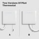 thumbnail image 4 of Termostato Inteligente Wifi para Radiador de Calefacción de Cable Piloto para Control Remoto de la Aplicación de Monitoreo de Electricidad (A), 4 of 5