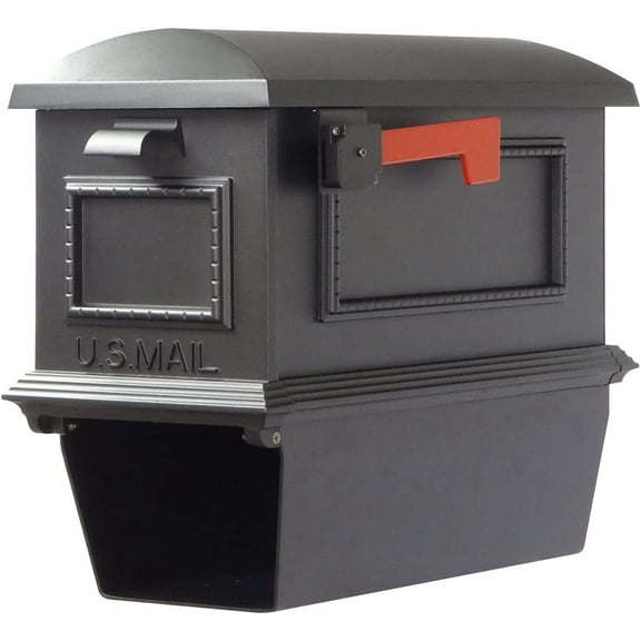 Special Lite Products Traditional Textured Black Curbside Mailbox