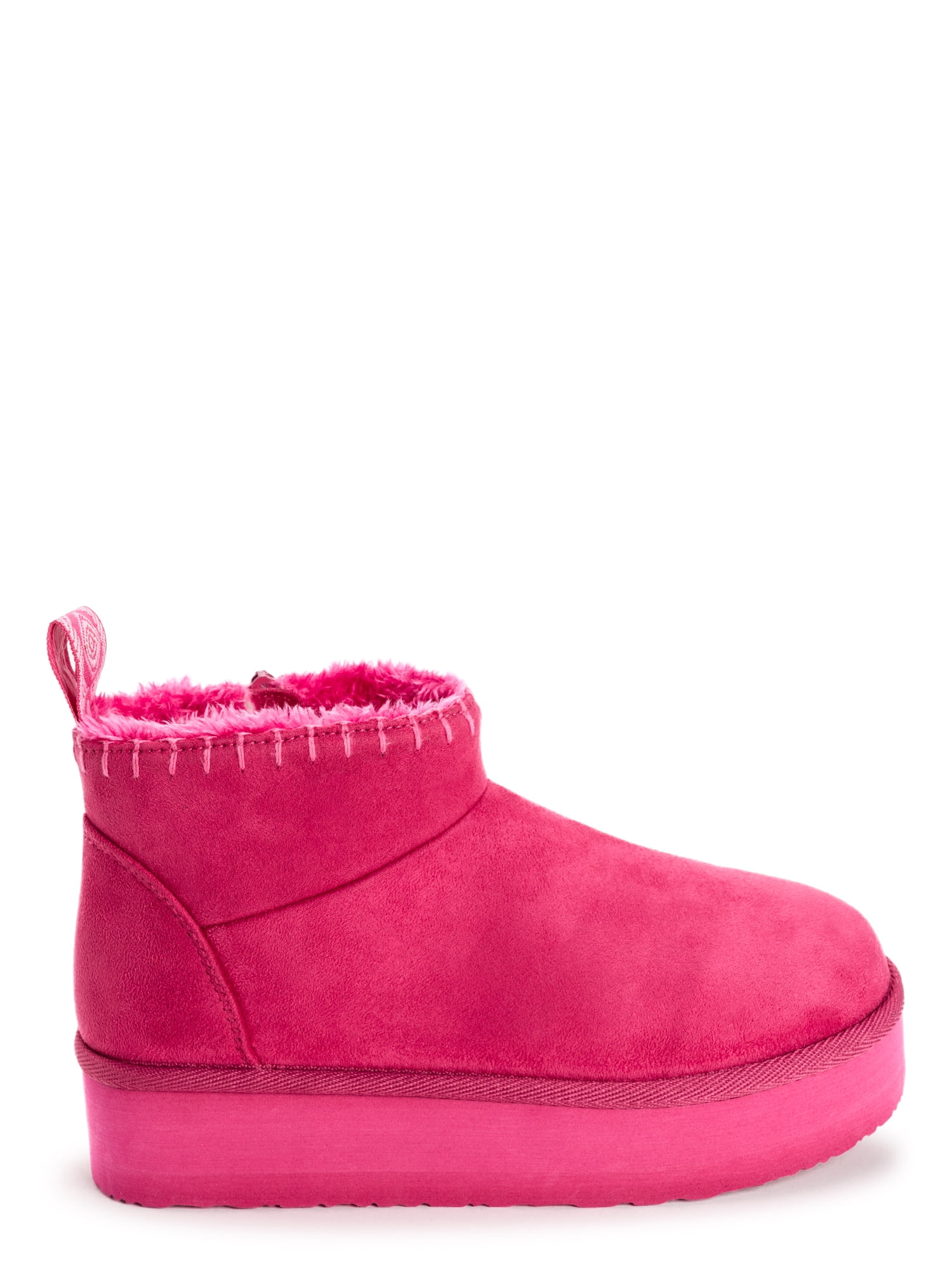 MUK LUKS Women's Augie Mini Side Zip Cozy Bootie
