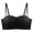 Black, variant on Womens Wirefree Bra Breathable Comfortable Front Closure Bra for Everyday Full Coverage Push Up T-Shirt Bra, Convenient Fastening, Underwear 34A