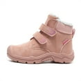 thumbnail image 2 of Cyiecw Kids Winter Outdoor Hiking Ankle Boots Warm Fur Snow Boots Anti Slip Trekking Walking Shoes Boys Girls, 2 of 7