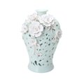 thumbnail image 2 of Jarrón de cerámica, tarro de jengibre de porcelana, arreglo floral artesanal, exhibición china Estilo B, 2 of 9