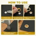 thumbnail image 5 of Uxcell 8mm/5/16" Metal Eyelets, Eyelets and Grommets Kit for DIY Project, Gold 150 Pcs, 5 of 7
