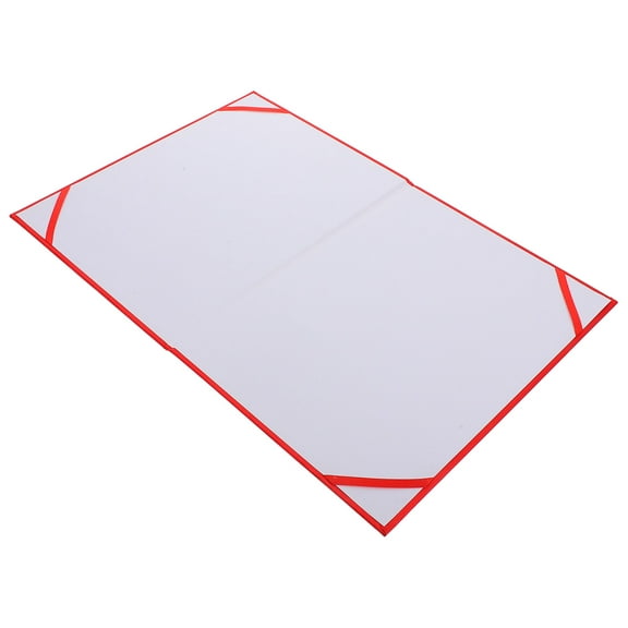 WEUVEB Red Decorative Diploma Holder with Protective Hard Cover for Certificates