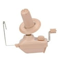 thumbnail image 2 of GUOOL Hand Operated Yarn Winder Compact Wool Winder Machine for Fiber Skein Thread Khaki, 2 of 9