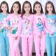 thumbnail image 2 of Conjunto de Pijamas de dibujos animados para niños y niñas, ropa de dormir de princesa Frozen, Anna, Elsa, Olaf, Sophia, otoño, 2 of 4