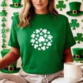 thumbnail image 6 of Tauxra St. Patrick's Day T-Shirt for Women, Short Sleeve Round Neck Top with Holiday Print, Casual Green Tee for Party and Daily Wear, 6 of 7