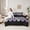 Purple, variant on Castle Fairy Minimalist Checkered Twin Bedding Sets,Black Pink Grey Bedding Comforter Set