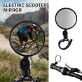 thumbnail image 2 of UOYOTT Universal Fit Clip-On Electric Scooter Mirror with Wide Convex Lens for Enhanced Rear View Safety and Easy Adjustment, 2 of 8