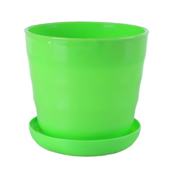 6pcs Pots 4 Inch Self Watering Pots, Set of 6 Planters with Drainage Holes and Saucers, Flower Pots, Nursery Planting Pot for Indoor Outdoor