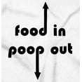 thumbnail image 2 of Food In Poop Out Funny Hungry Baby Romper Boys or Girls Infant Baby Brisco Brands 6M, 2 of 6