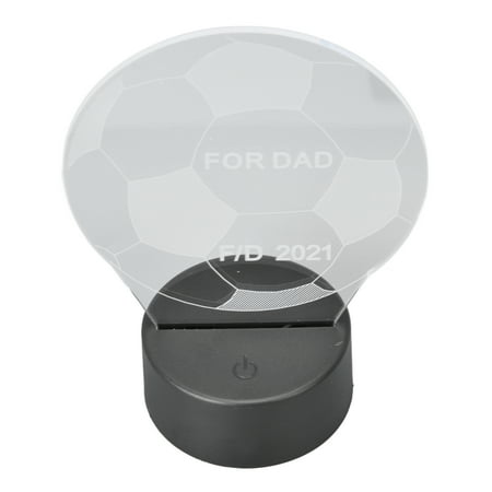 

Tebru Football 3D Light 7 Color LED Night Light Touch Switch USB Powered 3D Beside Lamp For Kids Birthday Gift 3D Lamp