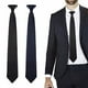 thumbnail image 1 of Corbata Sonducket Lavable Hombre Con Cremallera Negra, 1 of 6