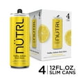 thumbnail image 2 of NUTRL Vodka Seltzer Classic Lemonade, 4 pack 12 fl oz Aluminum Cans 4.5% ABV, 2 of 8