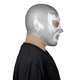 thumbnail image 4 of Mascara Luchador Plateado Aficion Futbol Estadio Disfraz Fan Mundial, 4 of 7