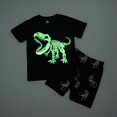 thumbnail image 4 of Hiijoy Toddler Boys Dinosaur Outfits Summer Casual Short Sleeve T-Shirt & Shorts Set, Sizes 2-8, 4 of 4