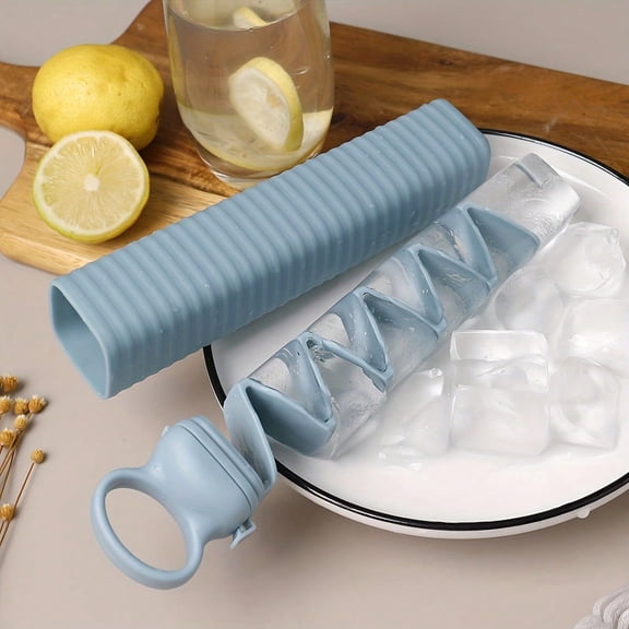 Pull-Out Ice Tray, Creative Ice Pop Mold & Ice Cube Tray, Flexible Silicone or Plastic Mold for Home Use, Easy-Release Ice Maker
