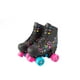 thumbnail image 3 of Patines Quads ajustables Sweet Rocket Corazon amarillo talla 25 a 26.5, 3 of 5