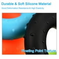 thumbnail image 3 of Uxcell 2.76" 50 Lbs Orange Hand Grip Strengthener Hand Grip Ring for Strength Training, 3 of 6