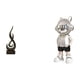 thumbnail image 1 of Escultura abstracta de fuego, estatua de , figura de escritorio, adorno de resina, arte moderno, diseño único, ideal para decoración de ofic, 1 of 8