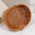thumbnail image 1 of Cesta de picnic tejida, cesta de frutas, organizadora premium, portátil, fácil de llevar, multifuncional, para regalo, almacenamiento, organizador de, 1 of 8
