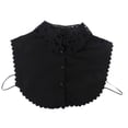 thumbnail image 2 of Blusa de Media Camisa Desmontable de Cuello Falso Jinwen Collar de Organza, 2 of 8