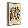 thumbnail image 4 of Backyard Birds Midcentury Modern Brown Framed Floater Canvas Wall Art, design by Renea L. Thull, 4 of 10