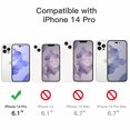 thumbnail image 2 of JETech [3 in 1] Silicone Case for iPhone 14 Pro 6.1-Inch, with 2-Pack Screen Protector and 2-Pack Camera Lens Protector, Full Coverage Tempered Glass Film, Shockproof Phone Cover (Midnight Green), 2 of 7
