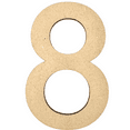 thumbnail image 1 of 18" Tall MDF Number 8 | 1/8" Thick | Krafty Supply Letters | Arial | Wooden Letter, 1 of 4