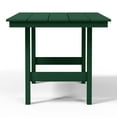 thumbnail image 4 of WestinTrends Ashore 6-Piece Outdoor HDPE Rectangular Patio Dining Table Set with Bench, Dark Green, 4 of 6