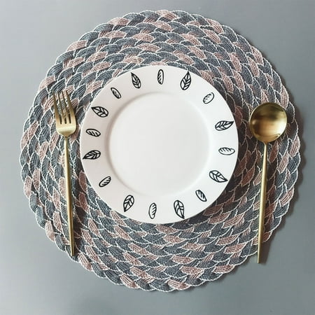 

NIUREDLTD Table Mat Fancy Pp Material Table Mat Plate Mat Cup Mat Household Thermal Insulation Mat Western Food Mat