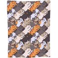 thumbnail image 5 of Cartoon Cat Throw Blanket Soft Fleece Blankets Plush Comfy Microfiber Throws Decor for Home Bed Couch Living Room Sofa Cozy Warm Gifts for Women Boys Girls 50" X 60" Lightweight, 5 of 6