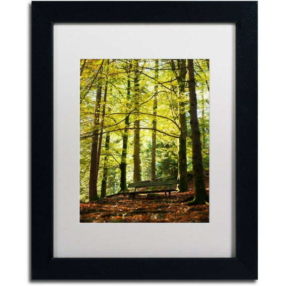 Trademark Fine Art "Pause" Canvas Art by Philippe Sainte-Laudy White Matte, Black Frame