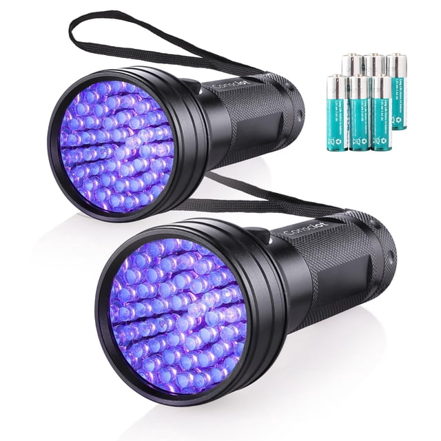 Linterna UV Consciot 51 LED 395nm Luz negra ultravioleta