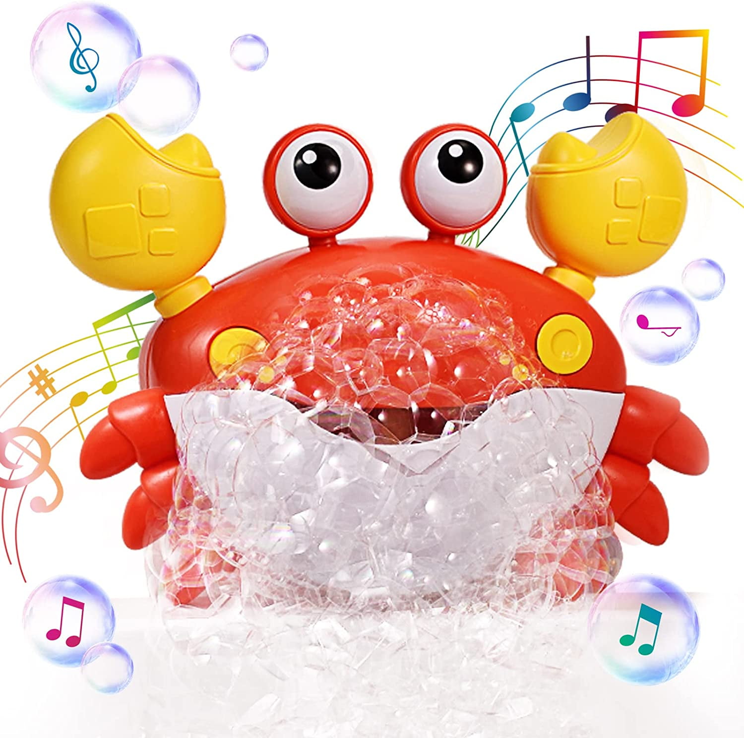 Bubble Crab Bath Toys, Automatic Bubble Maker Baby Bath Toys for