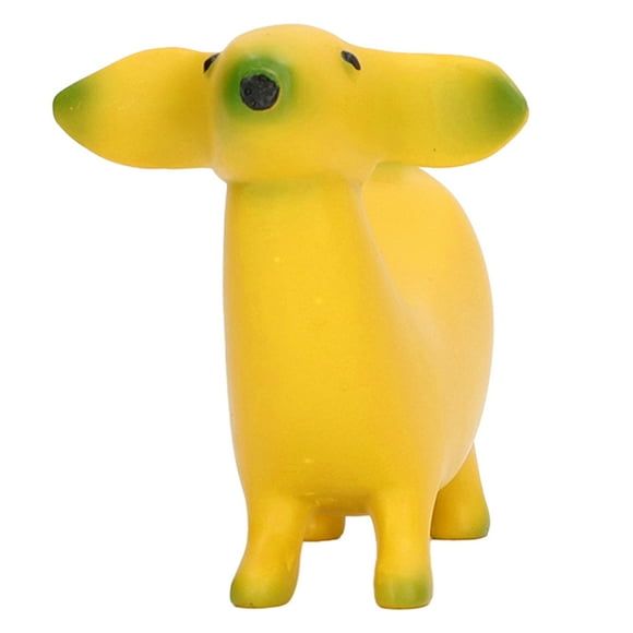 Juguete De Perro De Plátano, Resina Funny Lovely Ligero Ligero Decoración De Arte De Perro Banana Little Banana Resina Figurina De Plátano Escultura De