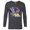 Charcoal Heather, variant on Marvel Deadpool Nerdy Thirty Made in the 90s Throwback - Long Sleeve T-Shirt for Men - Customized-White