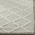 thumbnail image 3 of SAFAVIEH Natura Tracery Geometric Runner Rug, Silver/Ivory, 2'3" x 6', 3 of 8