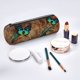 thumbnail image 2 of Easygdp Vintage Butterfly Green para Estuche de Lápices Cilíndrico de Cuero con Cremallera, Organizador de Lápices de Cuero para Escuela, Oficina y Viajes, 2 of 6