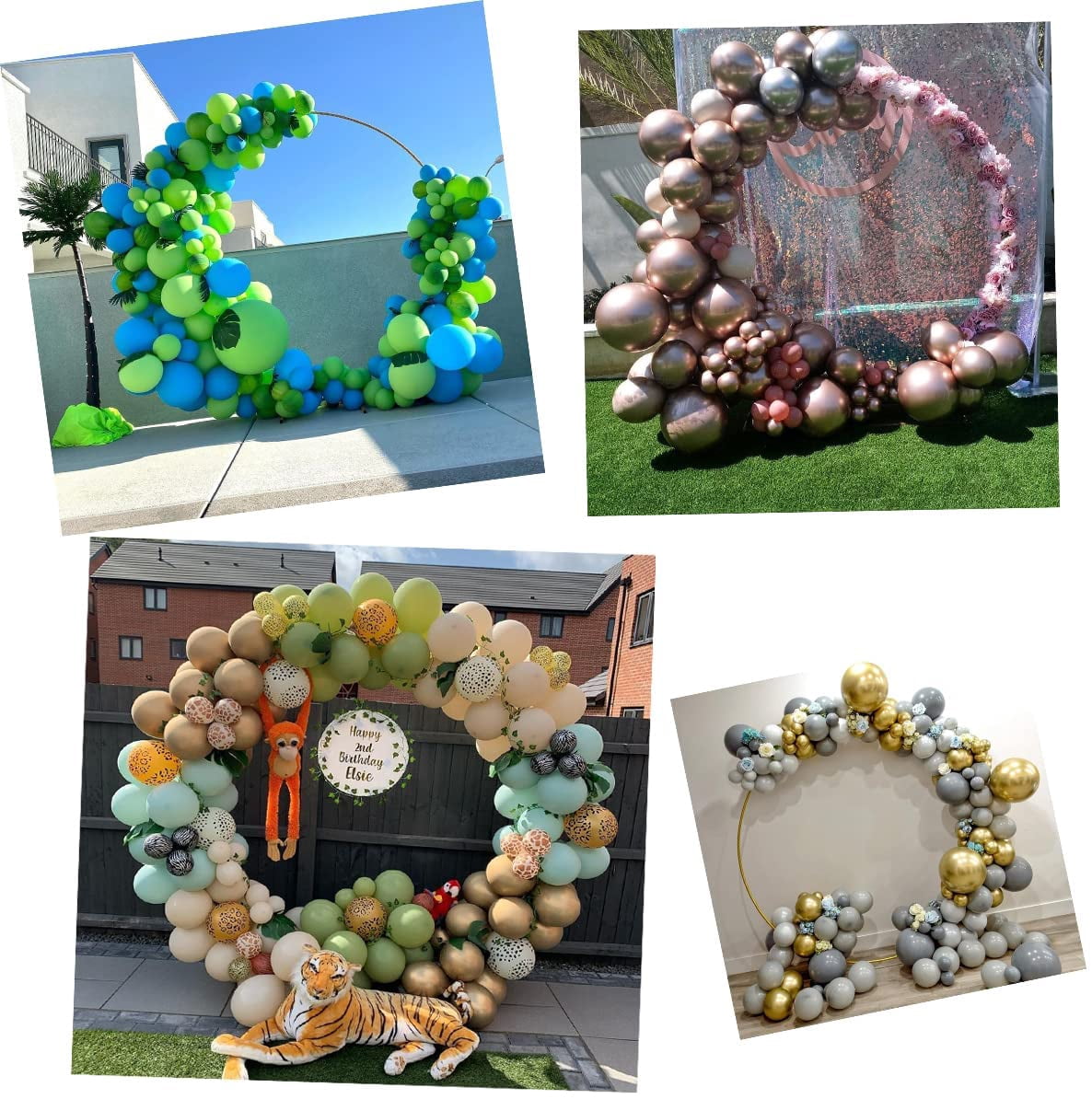 LANGXUN Large Size Balloon Arch Decoration, for Birthday Decoration, Wedding Decoration, Graduation Decorations and Event Party Supplies, Baby Shower Photo Background Decoration