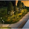 thumbnail image 6 of Solar Garden Lights, Solar Swaying Light, Sway by Wind, Solar Outdoor Lights, Yard Patio Pathway Decoration, High Flexibility Iron Wire & Heavy Bulb Base, Warm White (4 Pack) ﻿, 6 of 6