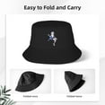thumbnail image 4 of Anime Shark Tail Girl Art Bucket Hat For Womens And Mens Outdoor Beach Fisherman Hat Sun Hat, 4 of 8