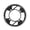 44T, variant on Bicycles Crank Narrow and Wide Chainring Wheel Bike 104BCD Crank Chainwheel 40T-52T Round Chainring Easy to Install
